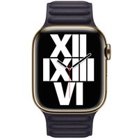 Apple Leather Link Apple Watch | 38/40/41/42 mm - Size M/L - Ink
