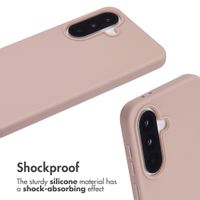 imoshion Silicone Case with Strap Samsung Galaxy A37 (5G) - Sand Pink