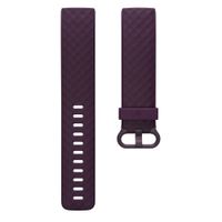 Fitbit Classic siliconen band Fitbit Charge 3 / 4 - Maat L - Rosewood