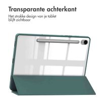 imoshion Trifold Hardcase Bookcase Samsung Galaxy Tab S10 Lite / S9 11.0 inch / Tab S10 FE / S9 FE 10.9 inch - Groen