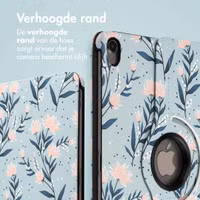 imoshion 360° Draaibare Design Bookcase Apple iPad Air 5 (2022) / Air 4 (2020) - Flowers