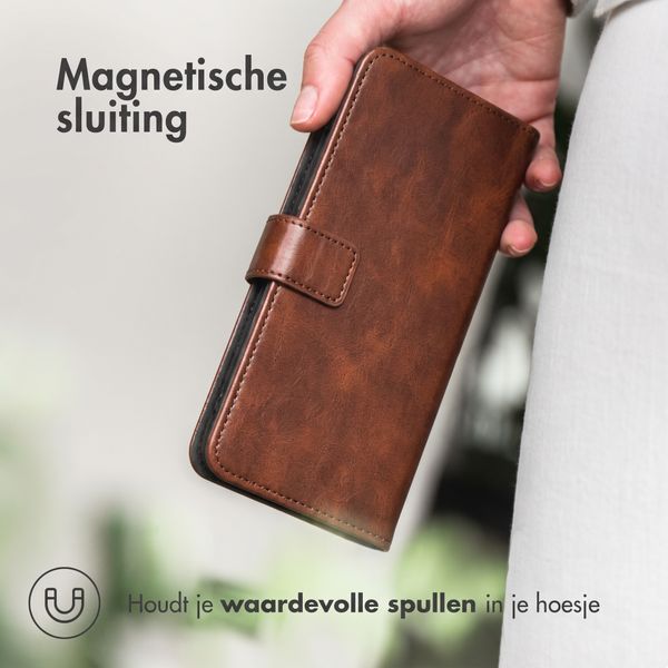 imoshion Luxe Bookcase Samsung Galaxy Z Fold 8 Ultra - Donkerbruin