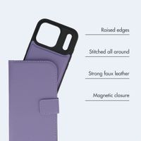 imoshion Detachable 2-in-1 Luxury Bookcase Apple iPhone 17 Pro - Purple