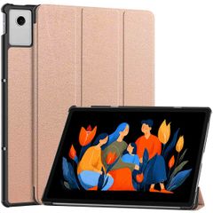 imoshion Trifold Bookcase Lenovo Idea Tab Plus - Rose Gold