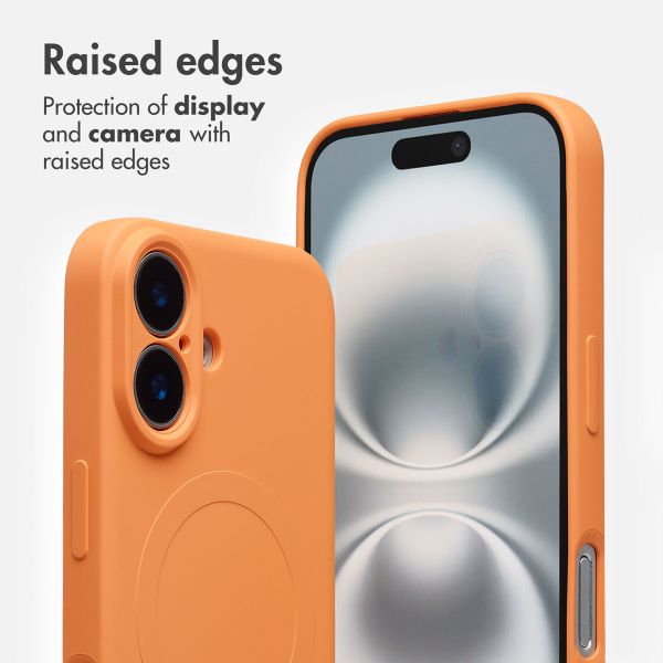 imoshion Colour Back Cover with MagSafe Apple iPhone 16 - Orange