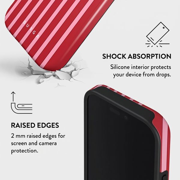 Burga Tough Case with MagSafe Apple iPhone 16 Pro - Strawberry Jam