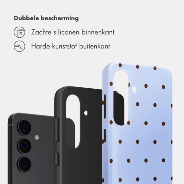Selencia Vivid Backcover Samsung Galaxy S24 - Happy Dots Digital Sky