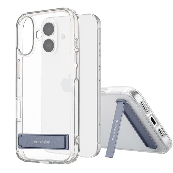 imoshion Stand Backcover Apple iPhone 16 Plus - Transparant