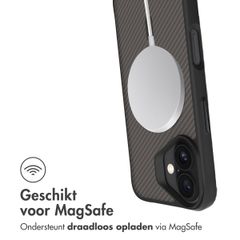 imoshion Rugged Hybrid Carbon Case met MagSafe Apple iPhone 16 Plus - Zwart