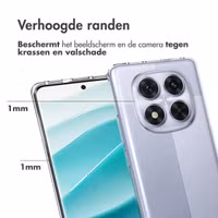 Accezz Clear Backcover Xiaomi Redmi Note 14 Pro (5G) - Transparant