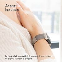 imoshion Milanees magnetisch bandje Xiaomi Smart Band 8 / 9 - Zilver