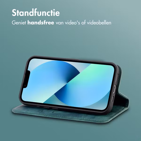 imoshion Slim Bookcase Apple iPhone 14 / 13 - Groen