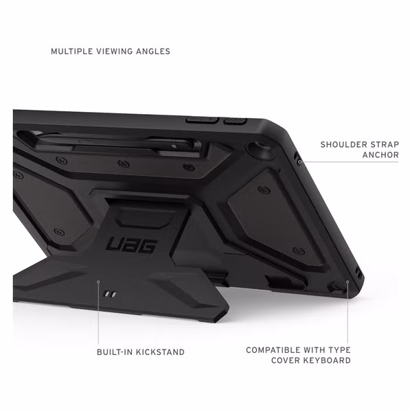 UAG Metropolis SE Bookcase Microsoft Surface Pro 12 - Black