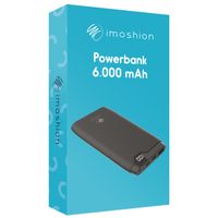 imoshion Powerbank 6.000 mAh - Quick Charge - Zwart