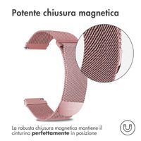 imoshion Milanees magnetisch bandje Samsung Galaxy Watch 7 40/44 mm - Roze