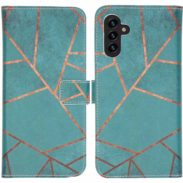 imoshion Design Softcase Bookcase Samsung Galaxy A13 (5G) / A04s - Blue Graphic