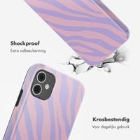 Selencia Vivid Tough Backcover iPhone 11 - Zebra Light Pink Lilac