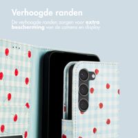 imoshion Design Bookcase Samsung Galaxy S23 - Cherry Check
