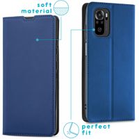 imoshion Slim Folio Bookcase  Xiaomi Redmi Note 10 (4G) / Note 10S - Blauw