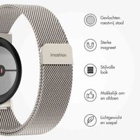 imoshion Milanees magnetisch bandje Google Pixel Watch 3 / 4 (45 mm) - Starlight