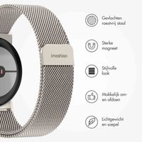 imoshion Milanees magnetisch bandje Google Pixel Watch 3 - 45 mm - Sterrenlicht