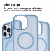 imoshion Color Guard Backcover met MagSafe Apple iPhone 14 Pro Max - Lichtblauw