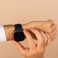 imoshion Siliconen⁺ bandje Apple Watch Series 1 t/m 11 / SE / Ultra (44/45/46/49 mm) - Maat M/L - Midnight