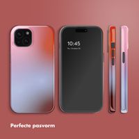 Selencia Vivid Backcover met MagSafe Apple iPhone 15 - Gradient Soft Blush