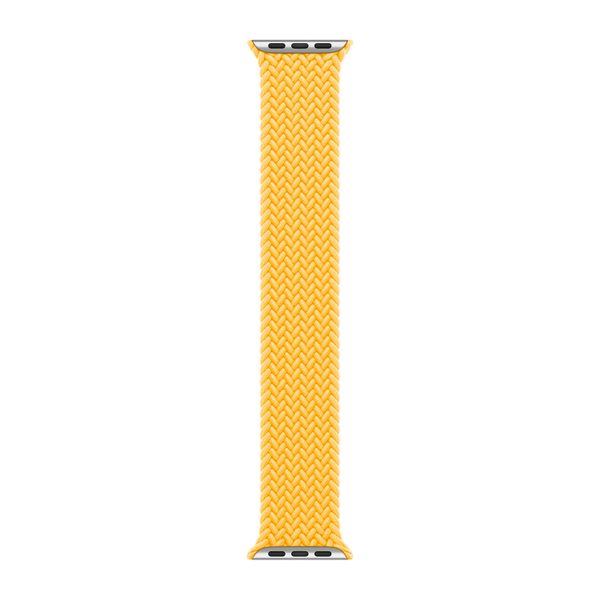 Apple Gevlochten solobandje Apple Watch | 38/40/41/42 mm - Maat 2 - Sunshine