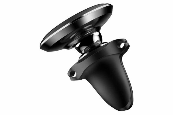 Baseus Air Vent Magnetic Car Mount Cable Clip - Telefoonhouder auto - Ventilatierooster - Magnetisch - Zwart