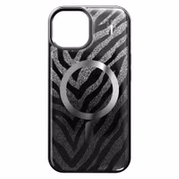 iDeal of Sweden Clear Case Limited met MagSafe Apple iPhone 13/14/15/16e - Zebra Mystique