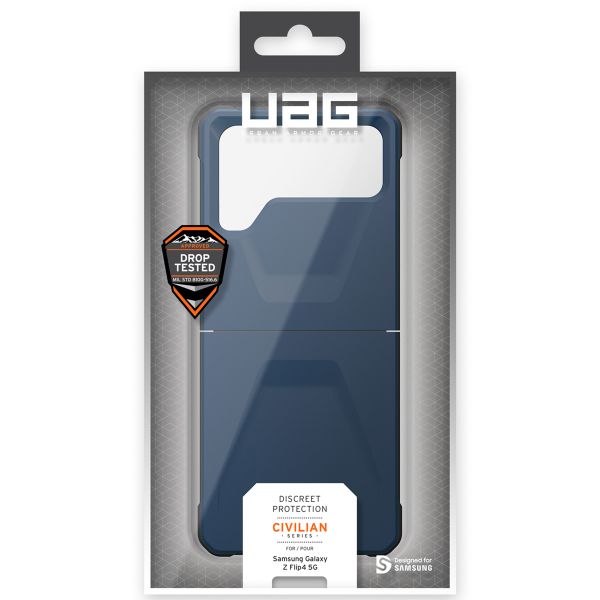 UAG Civilian Backcover Samsung Galaxy Z Flip 4 - Blauw