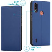 imoshion Slim Folio Bookcase Motorola Moto E7i Power - Blauw