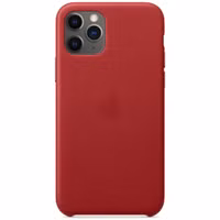 Apple Leather Backcover Apple iPhone 11 Pro - Red