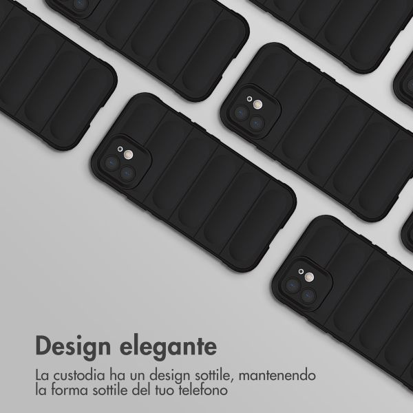 imoshion EasyGrip Backcover Apple iPhone 12 - Zwart