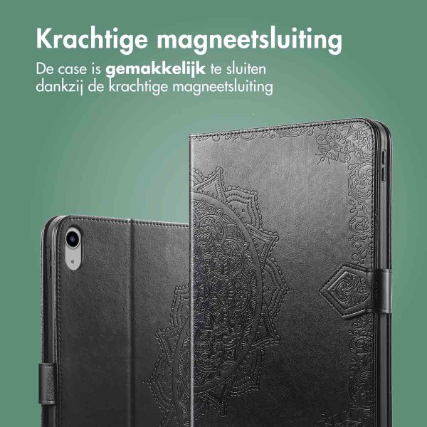 imoshion Mandala Bookcase Apple iPad Air 11 inch (2025) M3 / (2024) M2 / Air 5 (2022) / Air 4 (2020) - Zwart