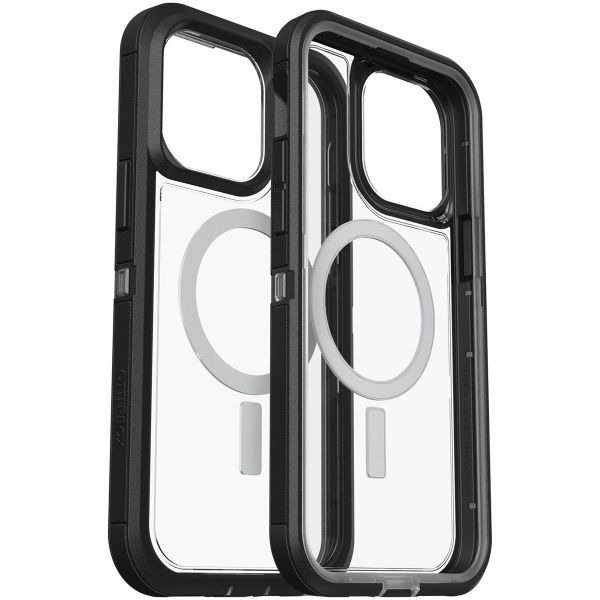 OtterBox Defender Rugged Backcover met MagSafe iPhone 14 Pro Max - Transparant / Zwart