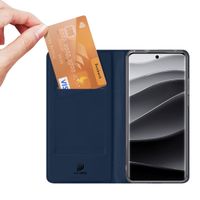 Dux Ducis Slim Softcase Bookcase Xiaomi Redmi Note 14 Pro Plus (5G) - Donkerblauw