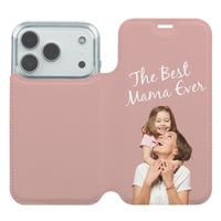 Ontwerp je eigen Compact gel bookcase hoes Apple iPhone 17 Pro - Wit