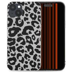 imoshion Design hoesje Apple iPhone 15 Plus - Leopard Transparent