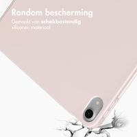 Accezz Smart Silicone Bookcase Apple iPad Air 11 inch (2025) M3 / (2024) M2 / Air 5 (2022) / Air 4 (2020) - Roze
