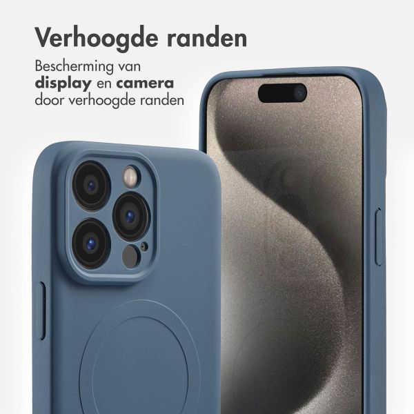 imoshion Color Backcover met MagSafe Apple iPhone 15 Pro Max - Donkerblauw