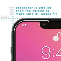 imoshion Screenprotector Folie 3 pack Apple iPhone 13 / 13 Pro / 14 / 16e