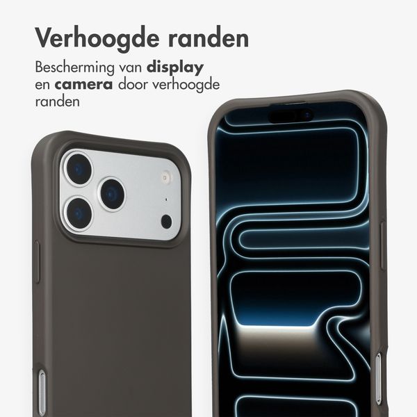 imoshion Color Backcover met afneembaar koord met MagSafe Apple iPhone 17 Pro - Black Coffee
