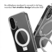 Accezz Ring Stand Backcover met MagSafe Apple iPhone 16 - Transparant