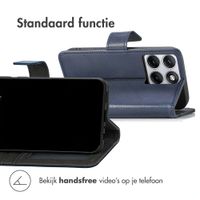 imoshion Luxe Bookcase Motorola Edge 70 Fusion - Donkerblauw