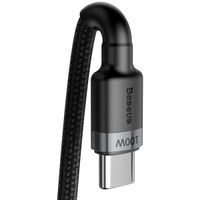 Baseus Cafule Series USB-C naar USB-C snellaadkabel - 100 Watt - 2 meter - Zwart