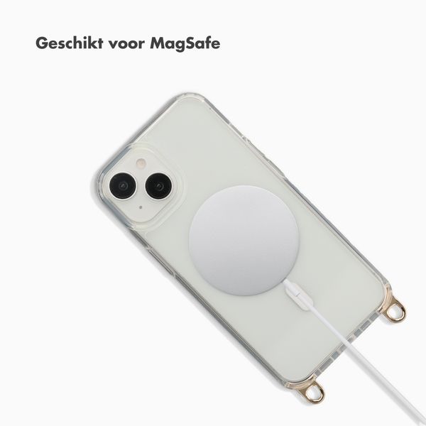 Selencia Rivièra MagSafe Backcover met afneembare haakjes Apple iPhone 14 / 13 - Transparant