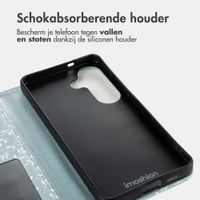 imoshion Design Bookcase Samsung Galaxy S26 - Smoke Green Flowers