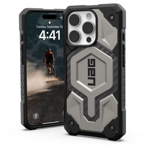 UAG Monarch Pro Backcover iPhone 16 Pro - Titanium